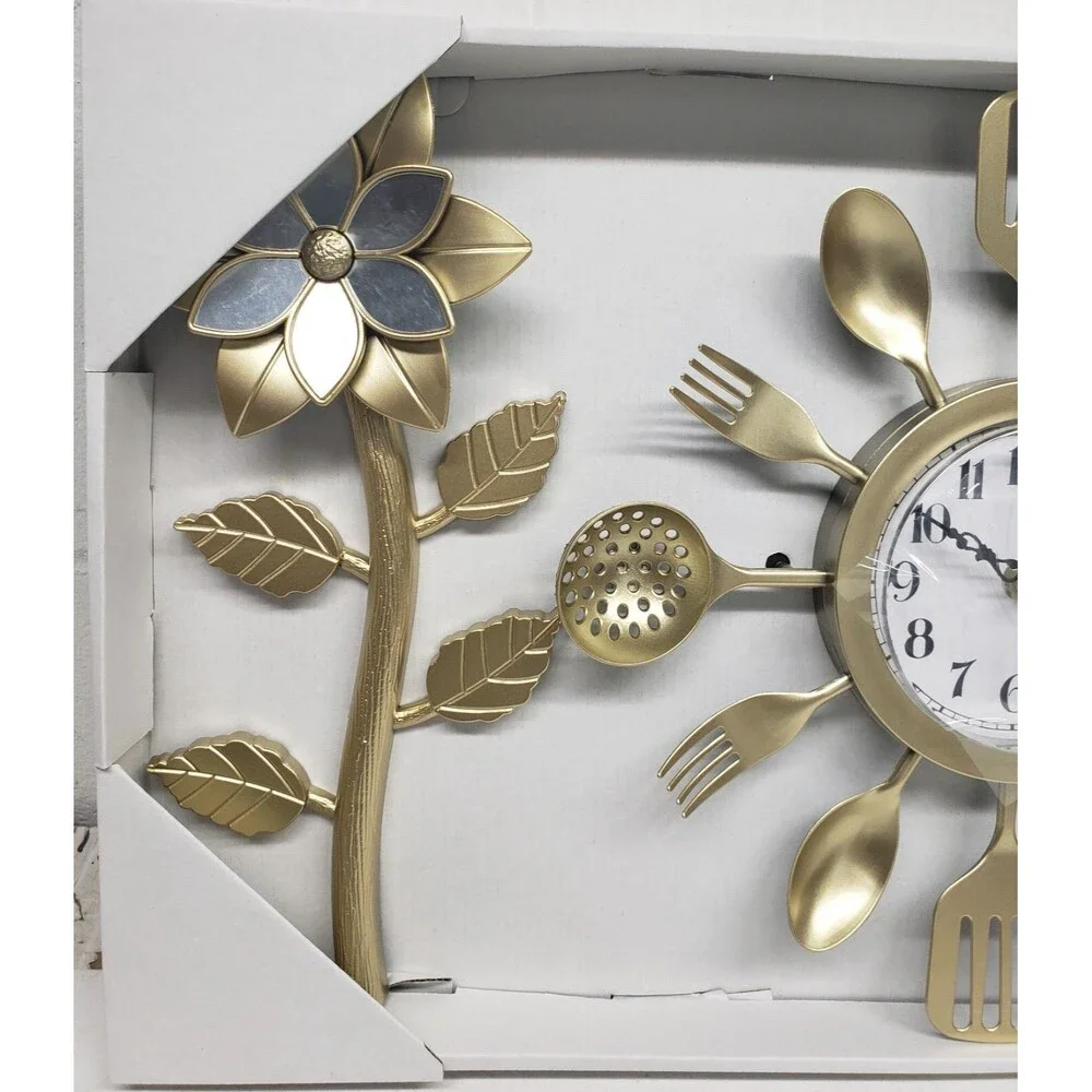 3pc Plastic Kitchen Wall Clock (5